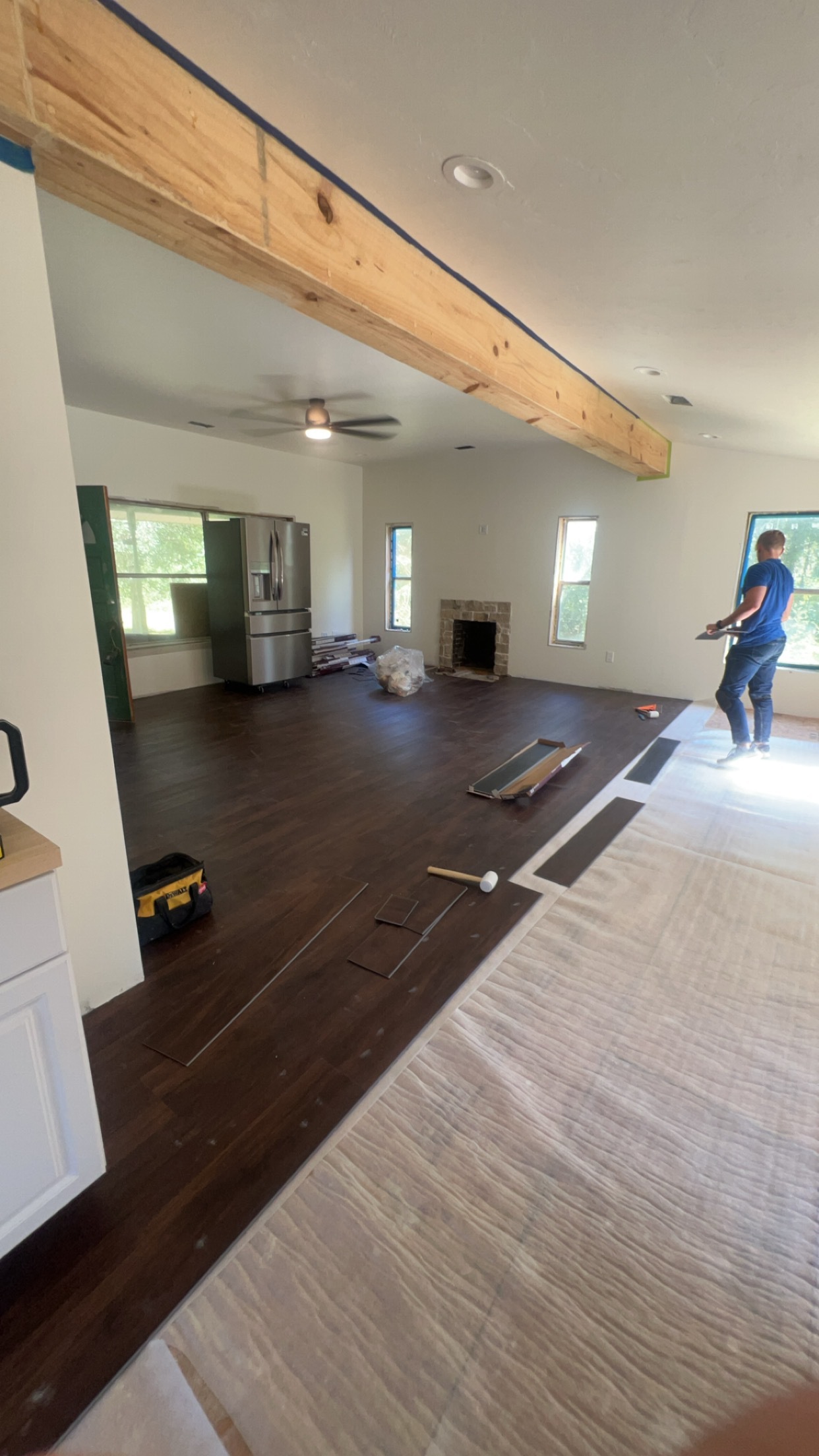 LVP Whole Home Installation - interior finishing project