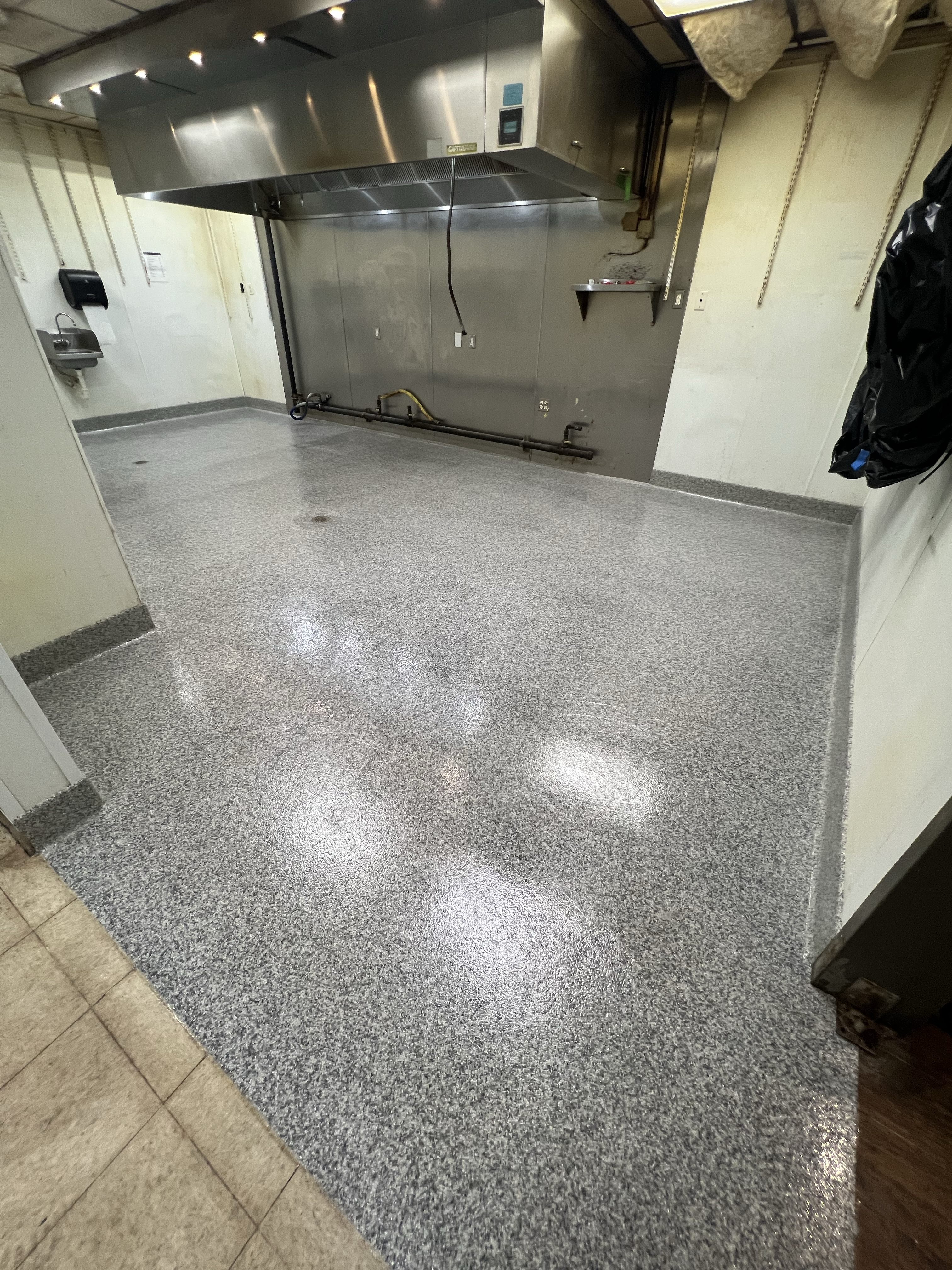 Nashville Commercial Kitchen Epoxy - interior finishing project