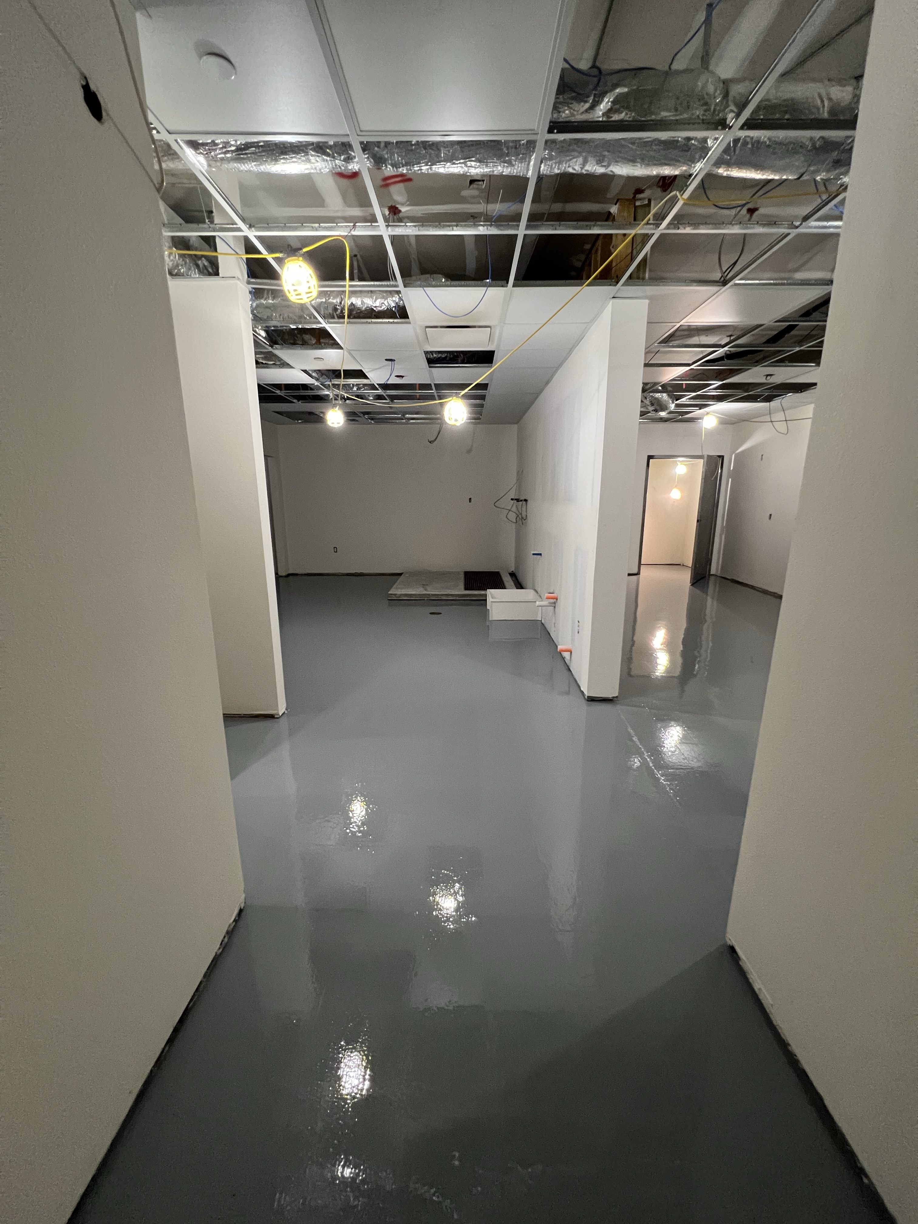 Hotel Epoxy Paint System - North Florida interior finishing project